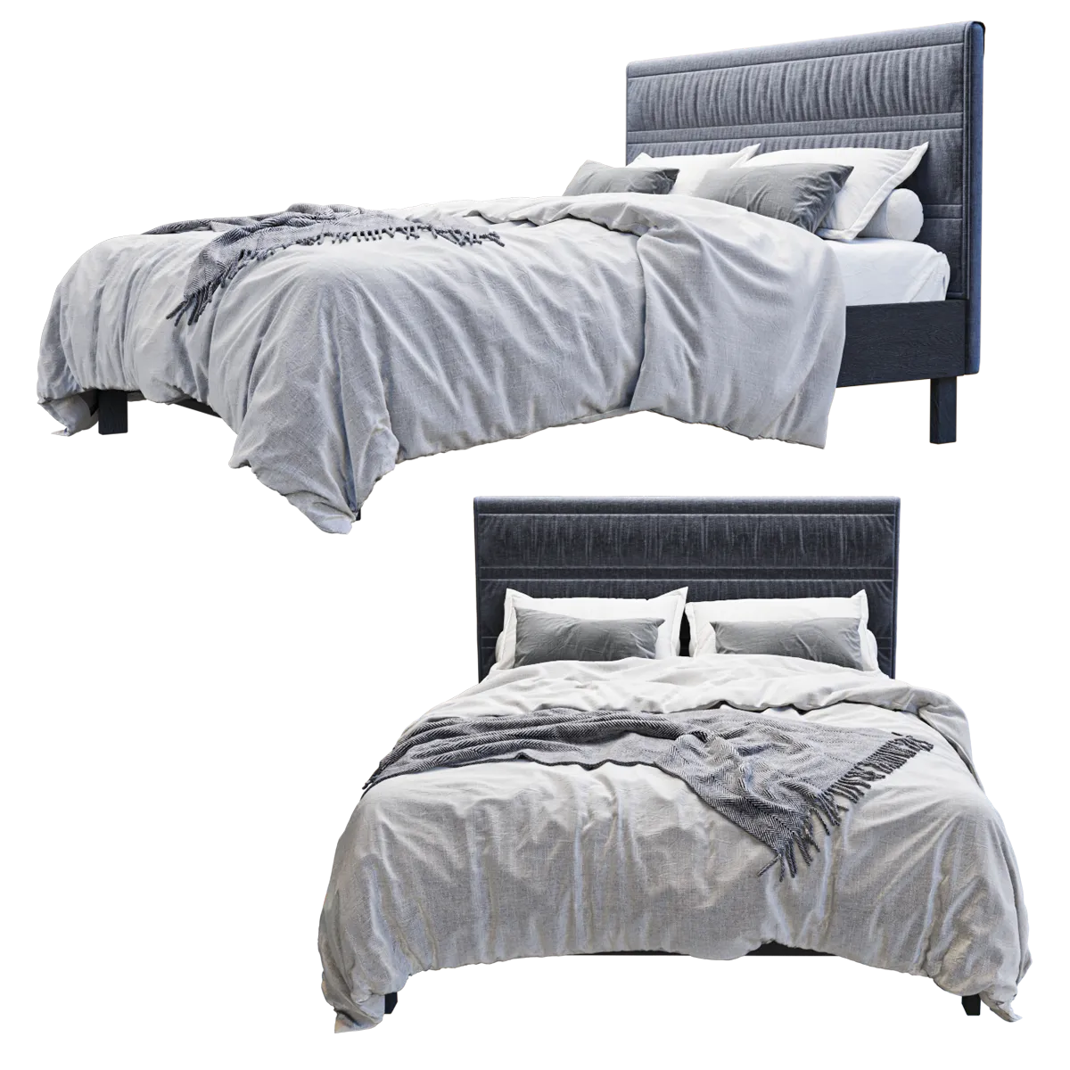 furniture - Bed Oppland 3D Model