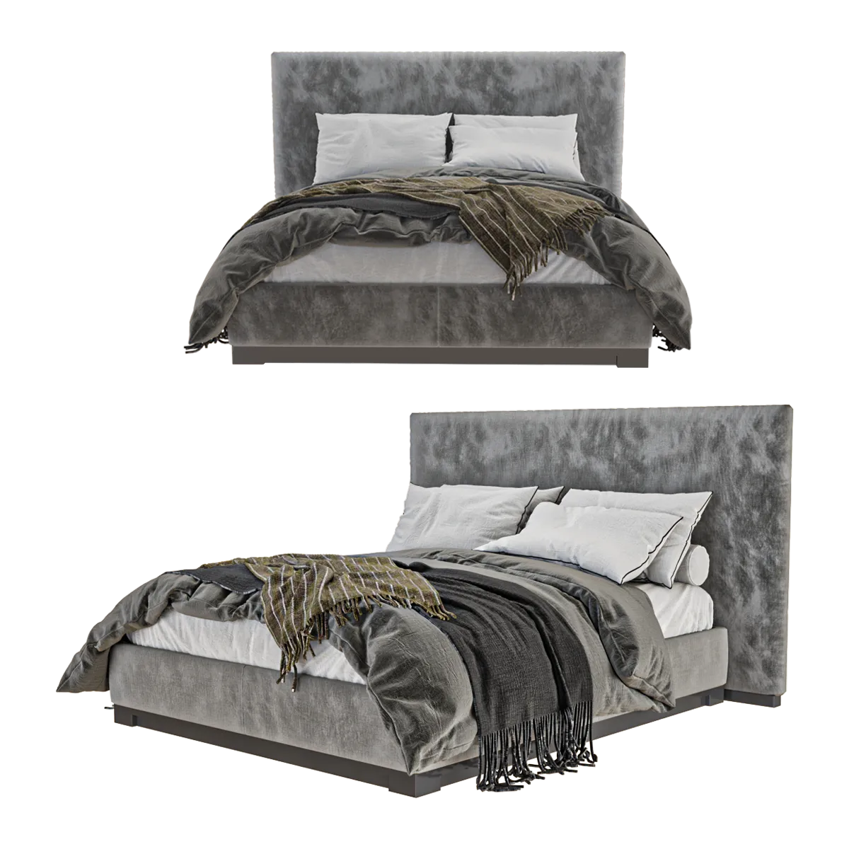 furniture - Bed Ovidio 3D Model
