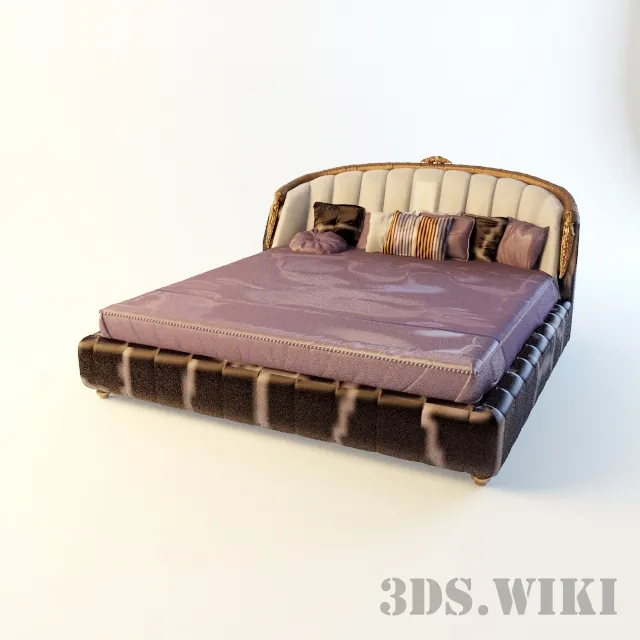 furniture - Bed PAOLO LUCCHETTA Zarina lt 3D Model