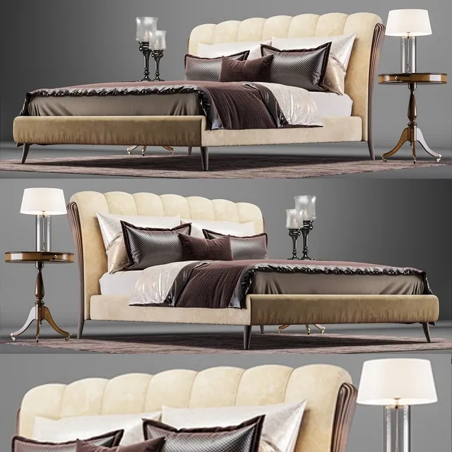 furniture - Bed Pigoli Ikarus 3D Model