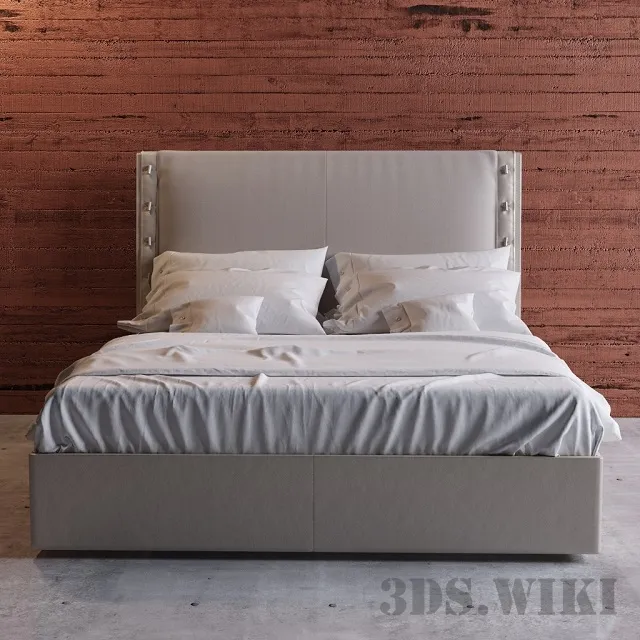 furniture - Bed Poltrona Frau Alta Fedelta 3D Model