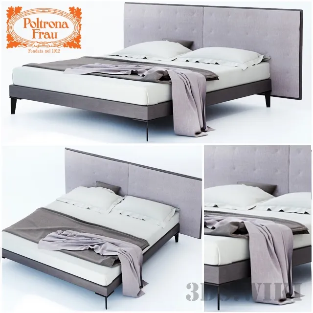 furniture - Bed Poltrona Frau GranTorino 3D Model