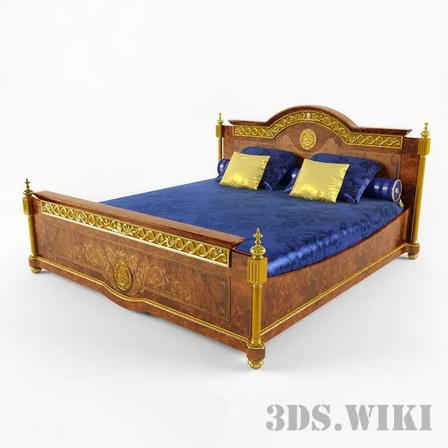 furniture - Bed Principessa EMERGROUP 3D Model