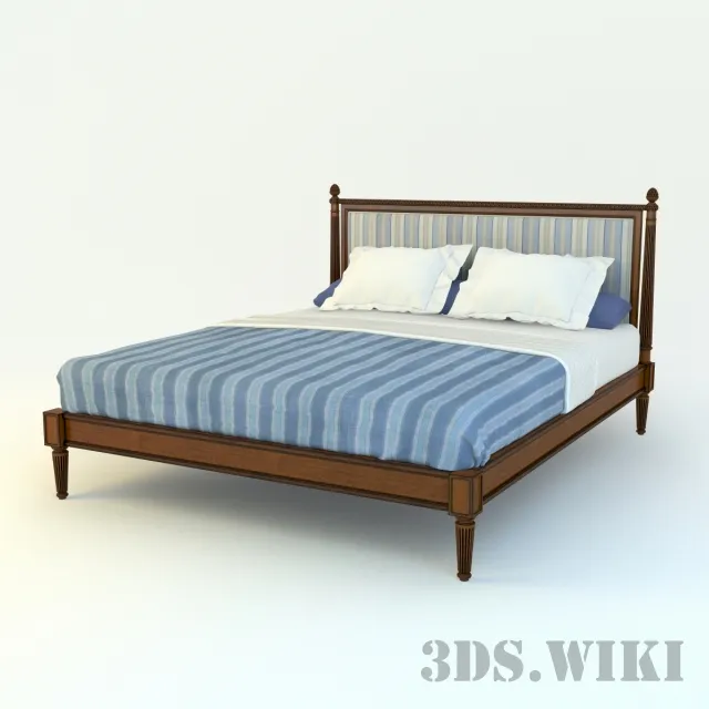 furniture - Bed Salda 7408 3D Model