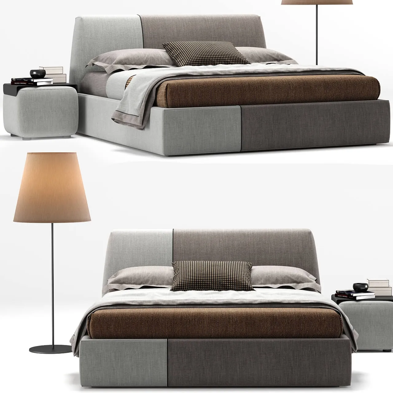 furniture - Bed Sanders Ditre Italia 1 3D Model