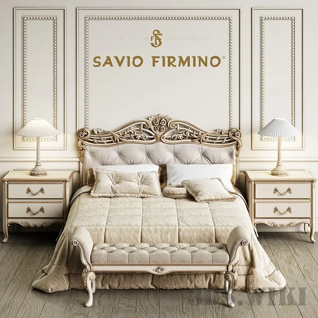 furniture - Bed Savio Firmino 1773 3D Model
