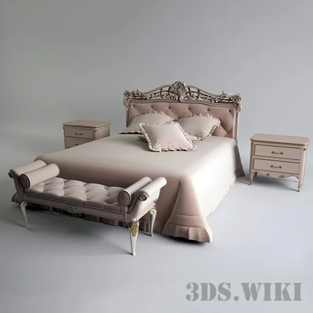furniture - Bed Savio Firmino 1773 3D Model