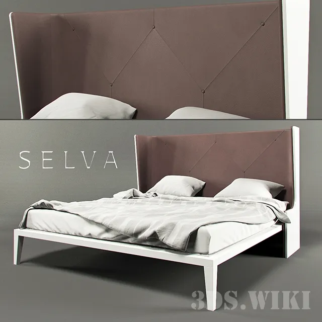 furniture - Bed Selva Philipp Selva Home - S193 3D Model