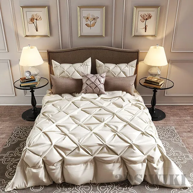 furniture - Bed set Madison Park Lafayette 3D Model