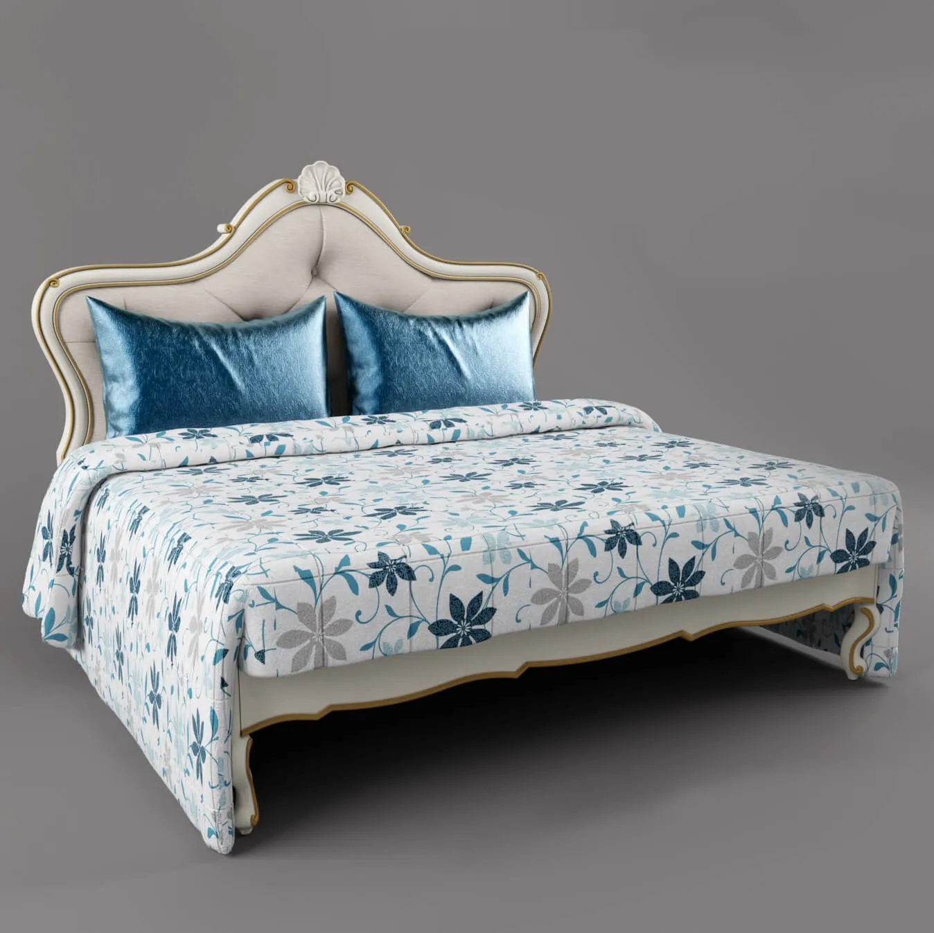 furniture - Bed Silvano Grifoni 3D Model