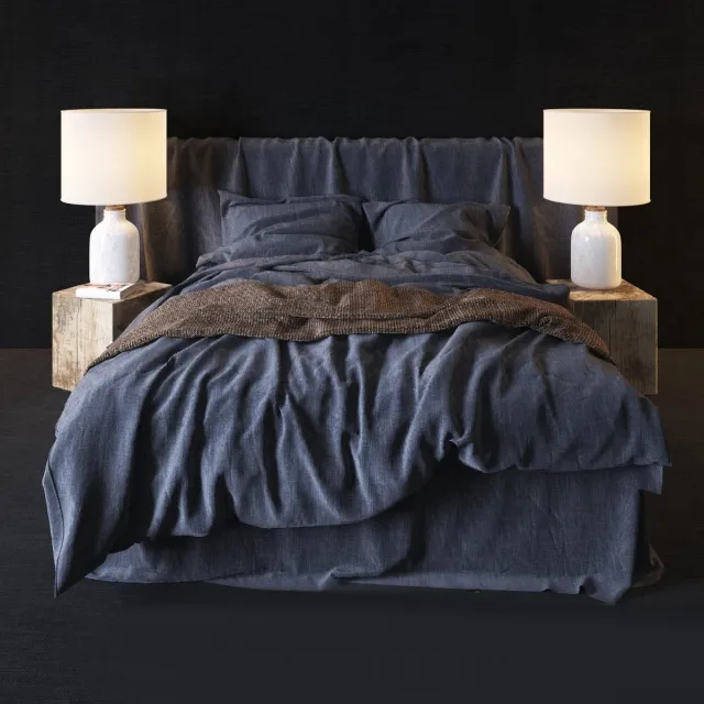 furniture - Bed Silvano Grifoni 56 3D Model