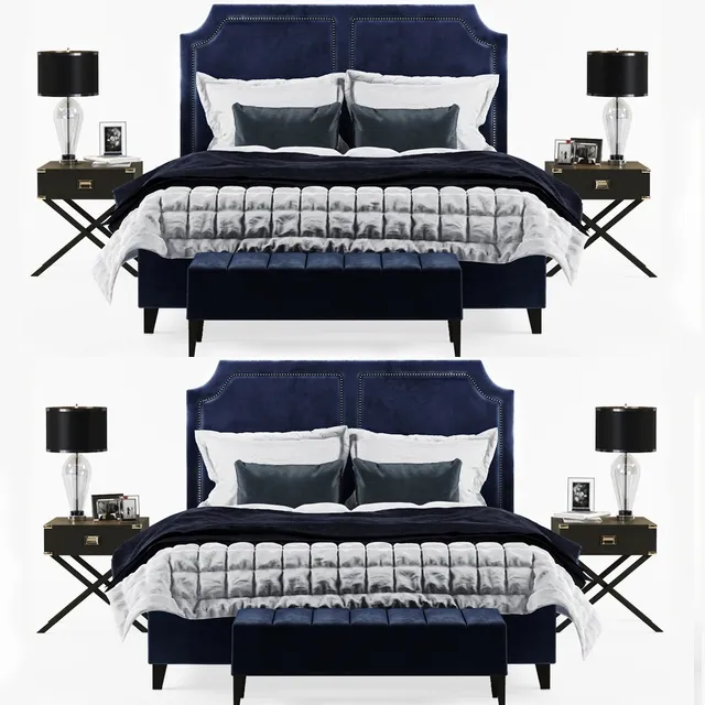 furniture - Bed Stella del PR.68 3D Model