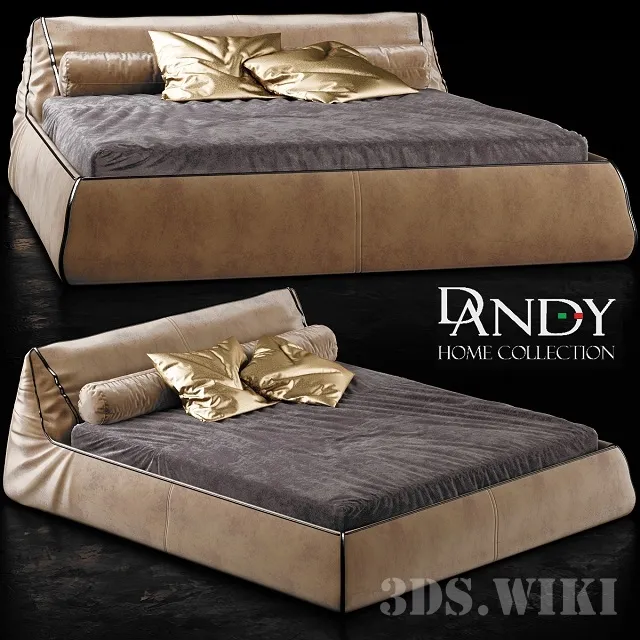 furniture - Bed SUITE NIGHT Gamma Arredamenti 3D Model