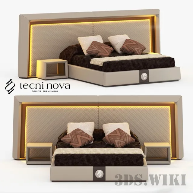 furniture - Bed Tecni Nova 4218/21 3D Model