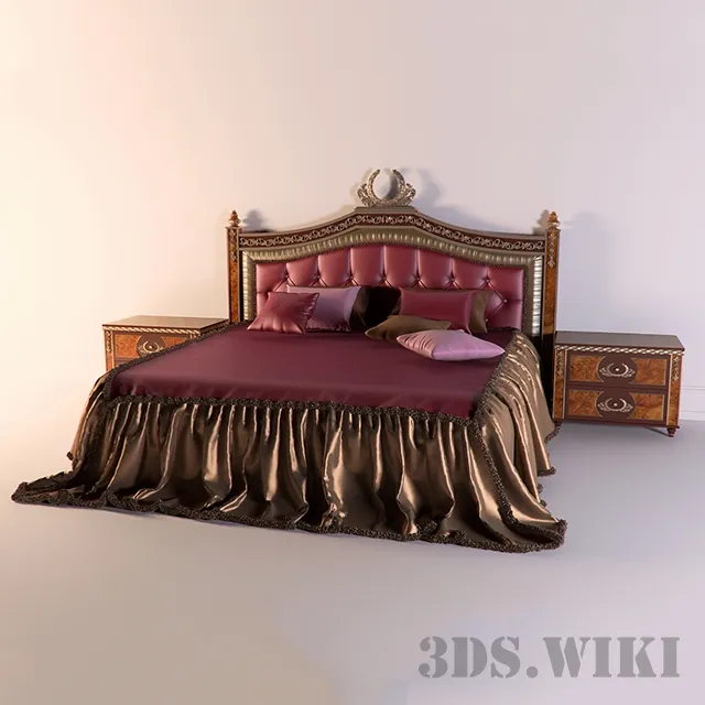 furniture - Bed Tural Caspani Tino PARADISE 3D Model