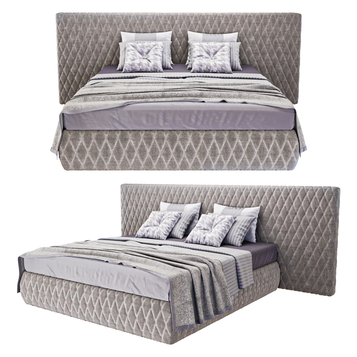 furniture - Bed Tuyo 3D Model