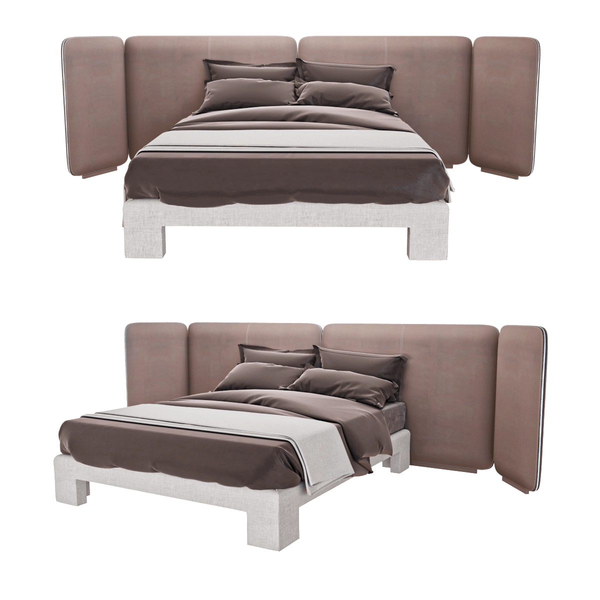 furniture - Bed Tuyo 3D Model