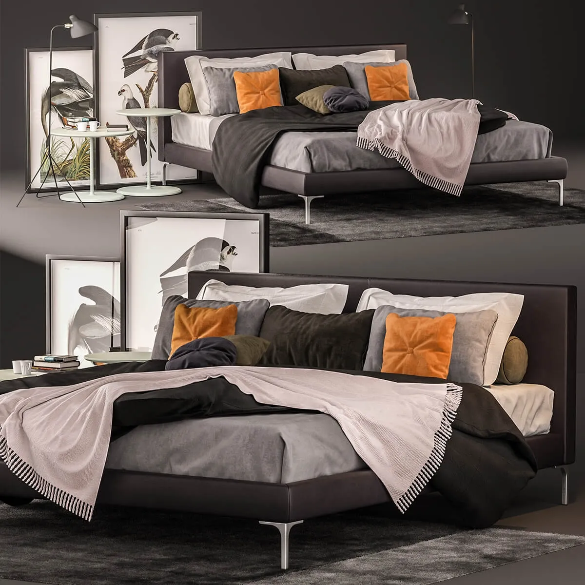 furniture - Bed Twils Max 1 3D Model