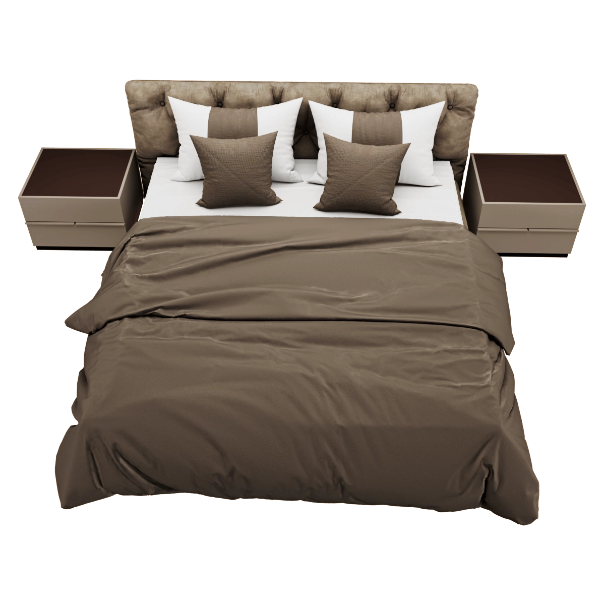 furniture - Bed Vittoria 3D Model