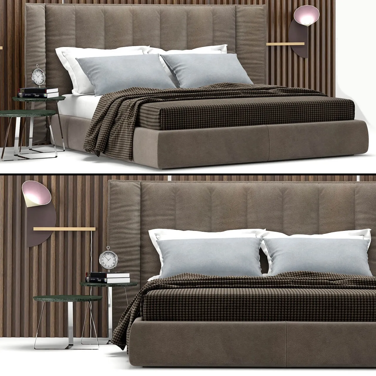 furniture - Bed Wind Night Gamma Arredamenti 3D Model