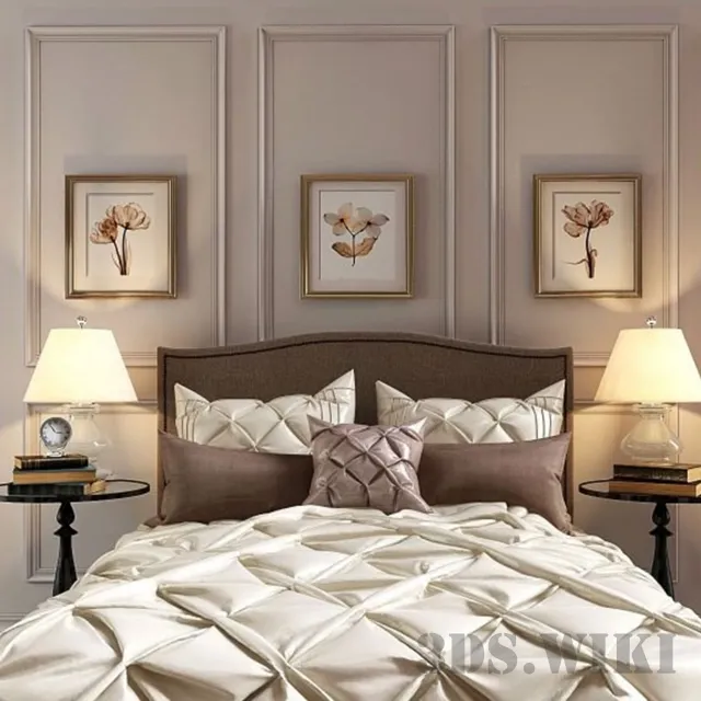 furniture - Bedclothes Lafayette 3D Model