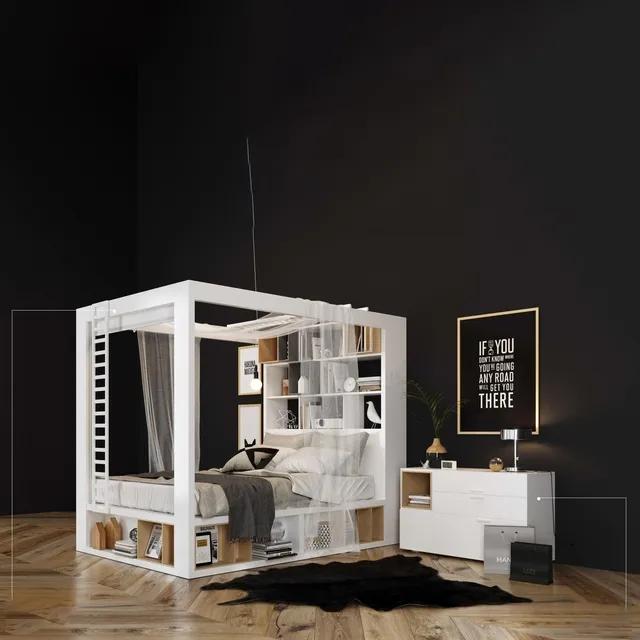 furniture - Bedroom 8 3D Model