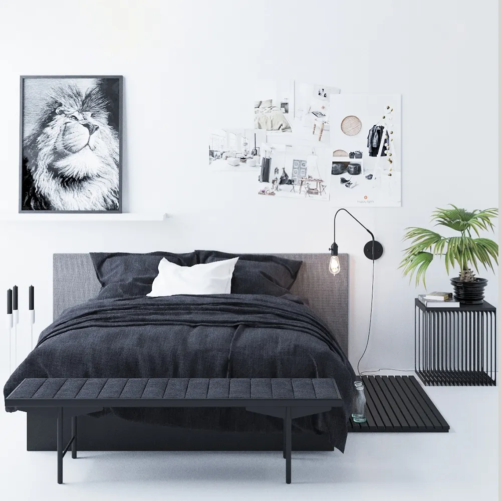 furniture - Bedroom by Aerosol 3D Model