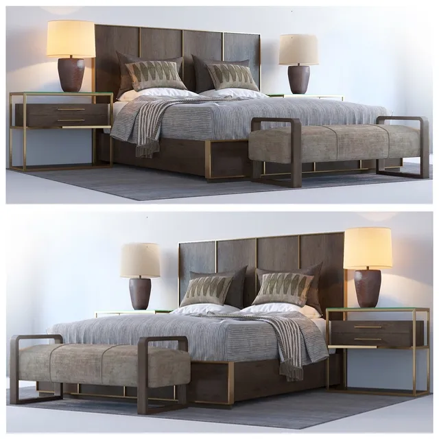 furniture - Bedroom Curata Hooker Furniture 3D Model