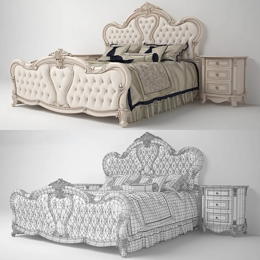 furniture - Bedroom Orpheus Art. 8985 3D Model