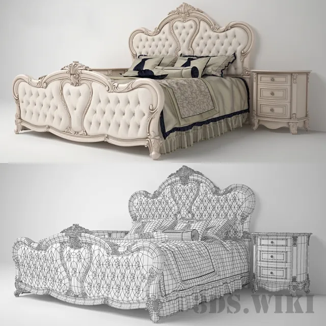 furniture - Bedroom "Orpheus" No. 8985 3D Model