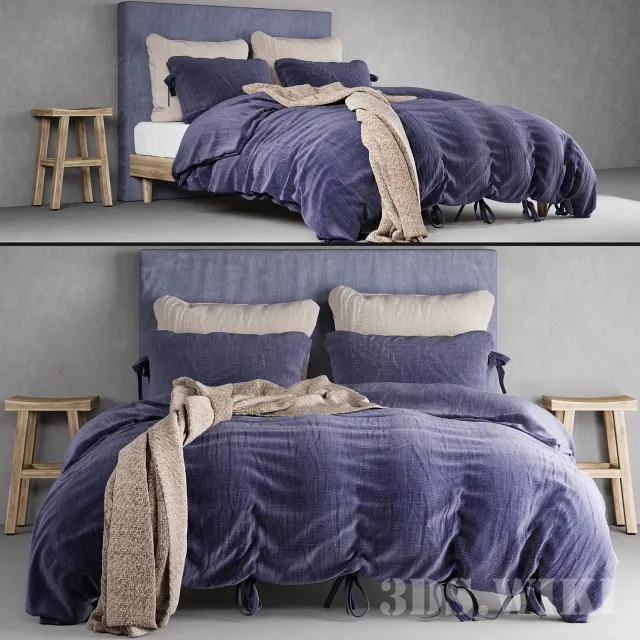 furniture - Bedroom set 3D Model