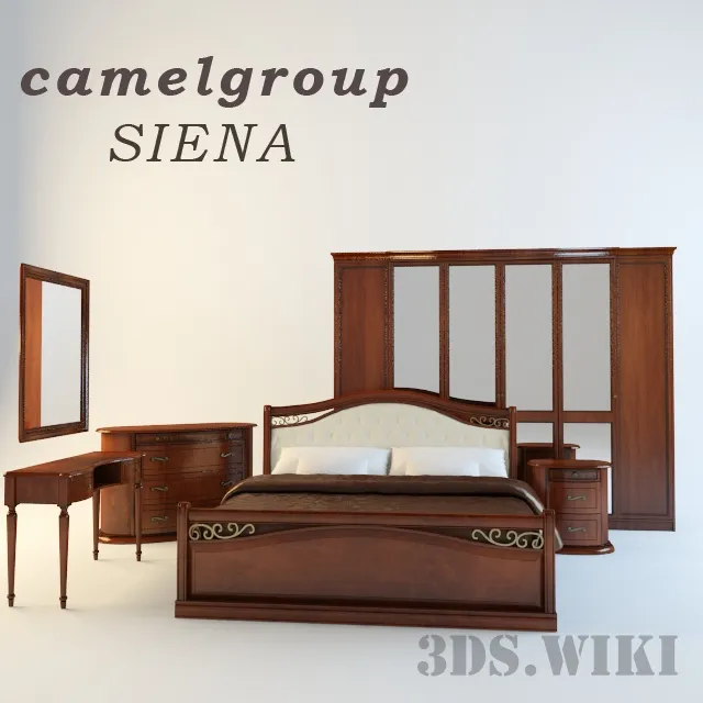 furniture - Bedroom set Camelgroup Siena 3D Model