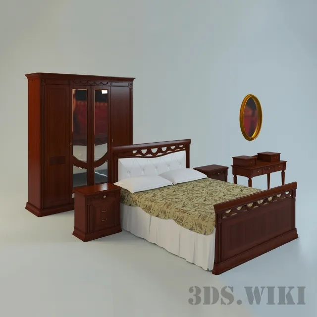 furniture - Bedroom set Camelgroup Toscana Night 3D Model
