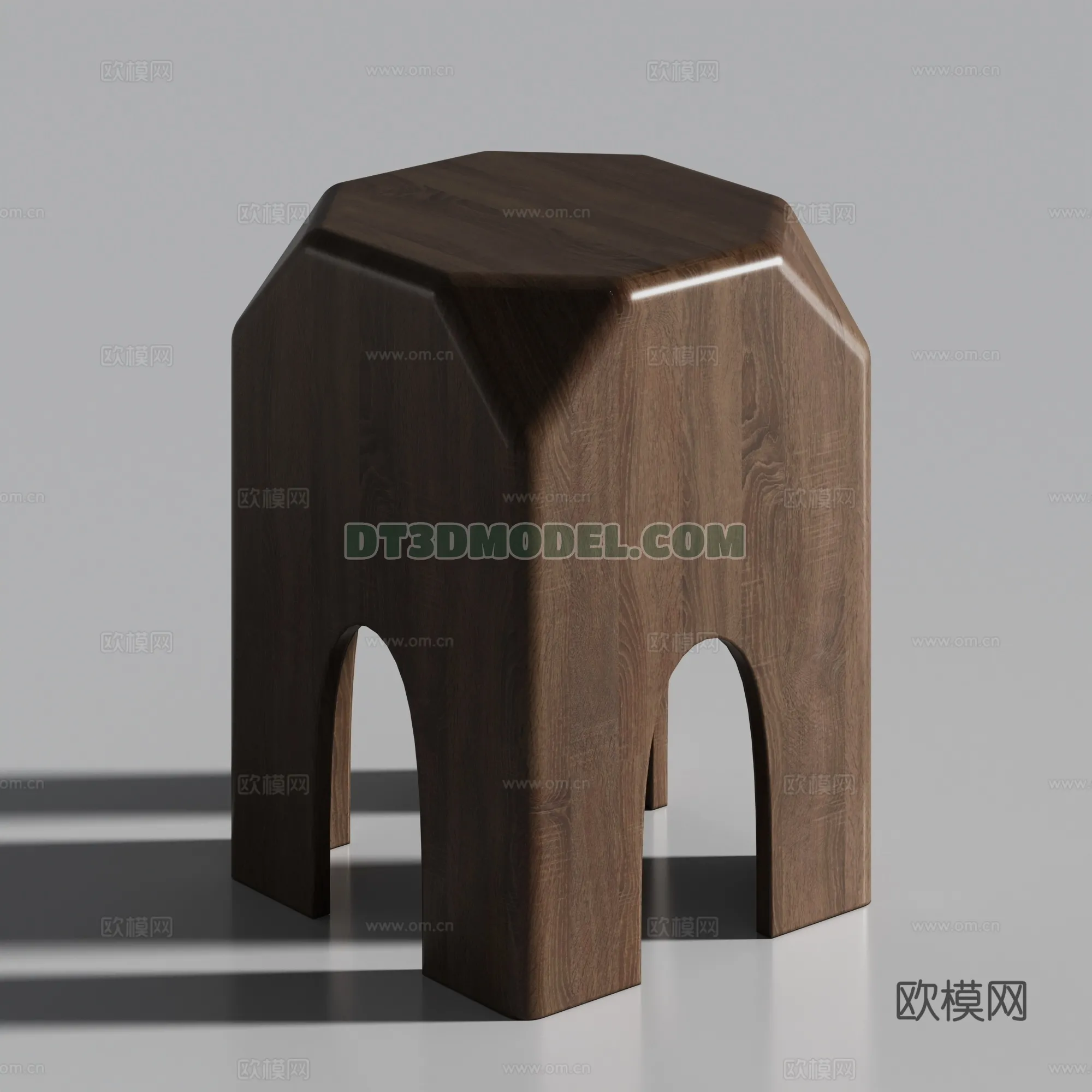 FURNITURE - BEDSIDE TABLE - 3D Model For Interior Design - 2090