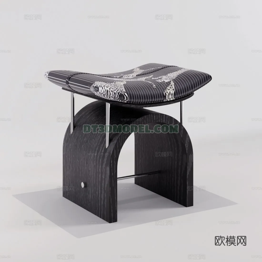 FURNITURE - BEDSIDE TABLE - 3D Model For Interior Design - 2097