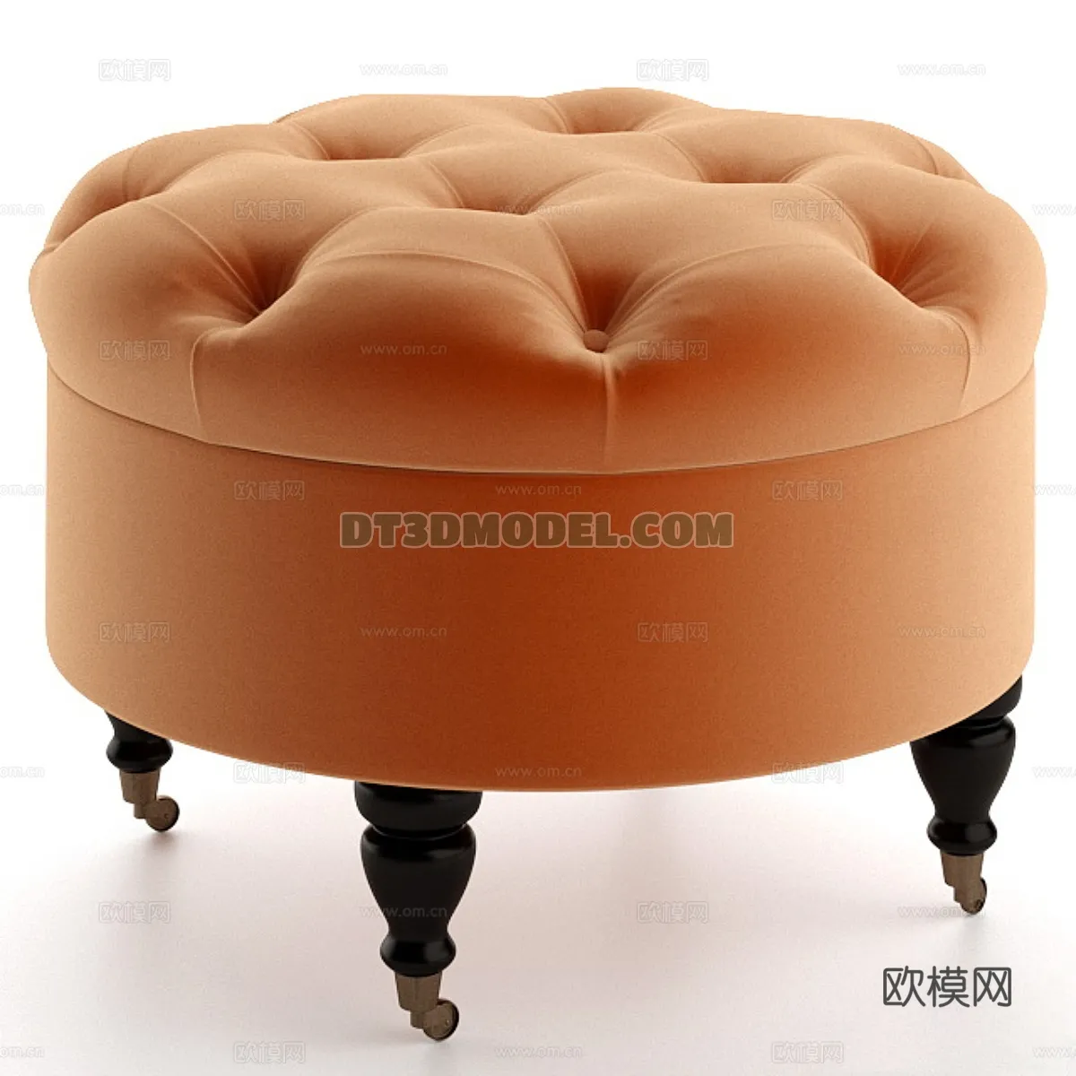 FURNITURE - BEDSIDE TABLE - 3D Model For Interior Design - 2111