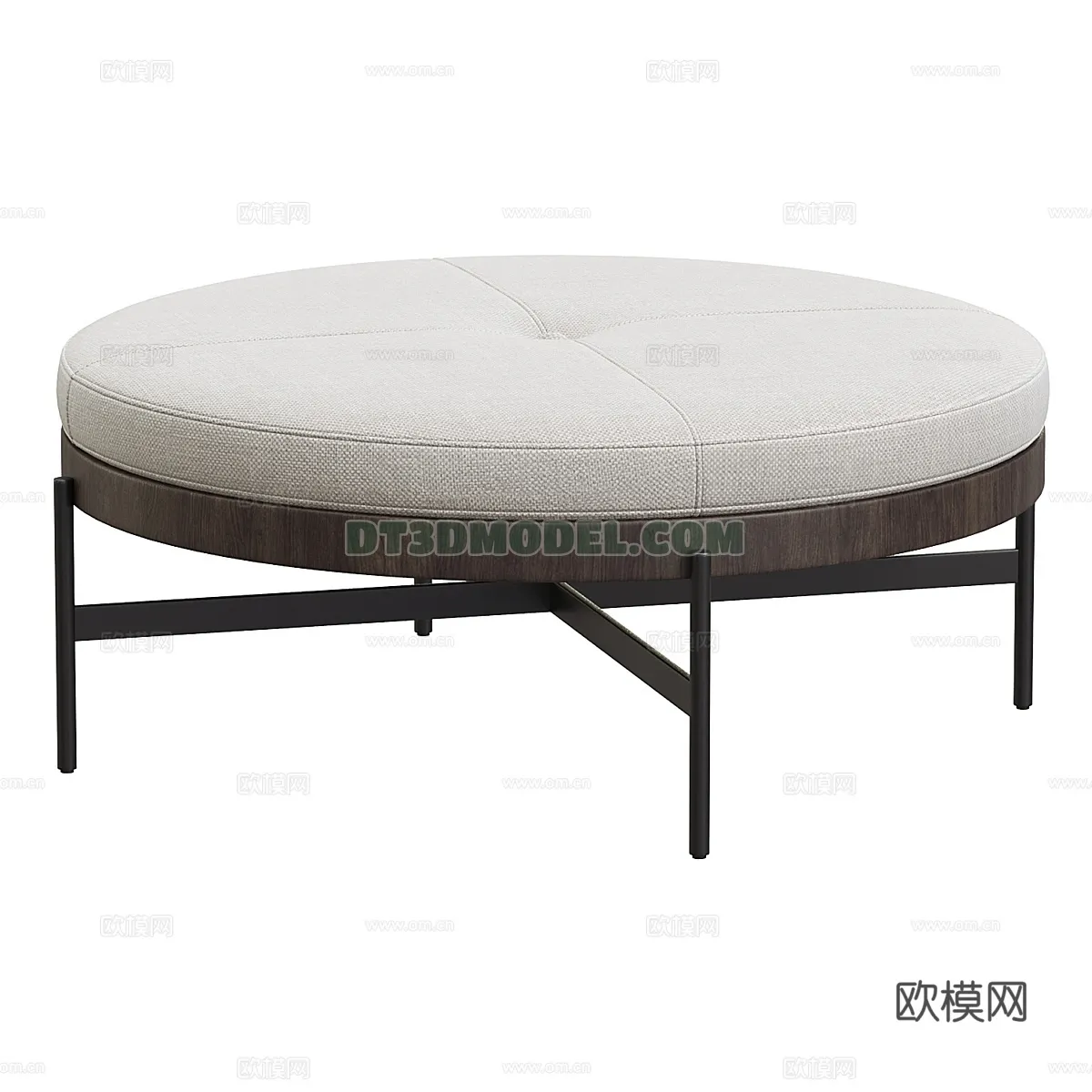 FURNITURE - BEDSIDE TABLE - 3D Model For Interior Design - 2123