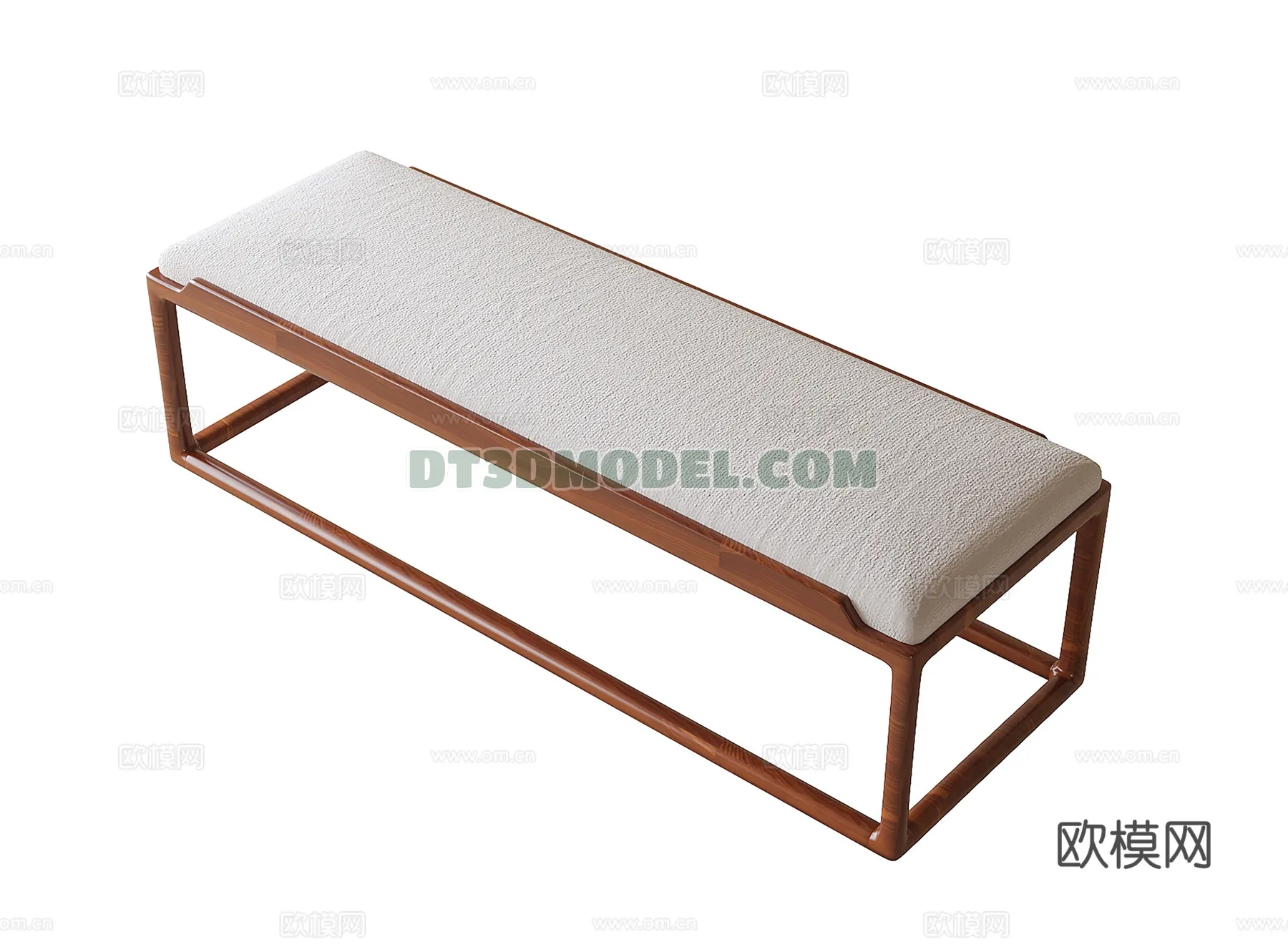 FURNITURE - BEDSIDE TABLE - 3D Model For Interior Design - 2128