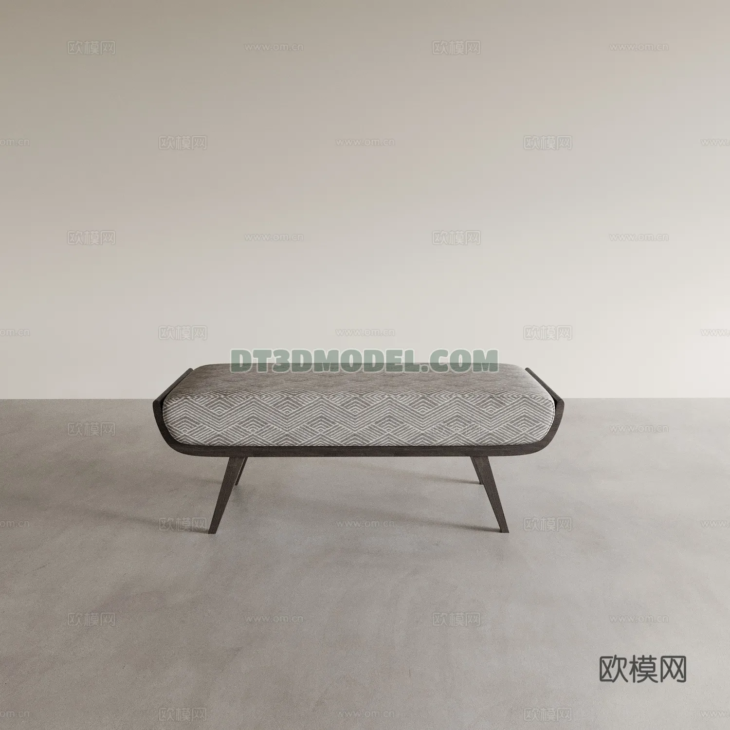 FURNITURE - BEDSIDE TABLE - 3D Model For Interior Design - 2142