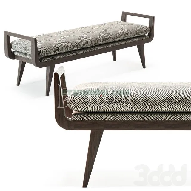 FURNITURE - BEDSIDE TABLE - 3D Model For Interior Design - 2157