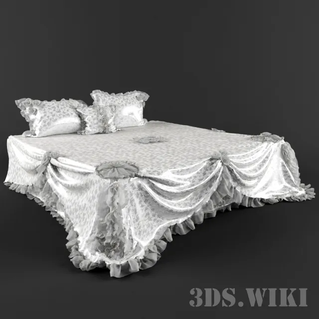 furniture - Bedspread Halaza Gulay 3D Model