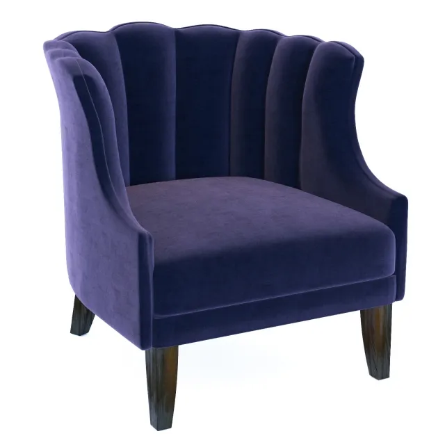 furniture - Begonia armchair 1 3D Model