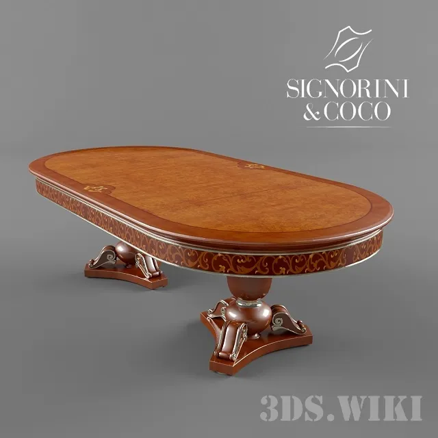 furniture - Bellagio table from Signorini & Coco 3D Model