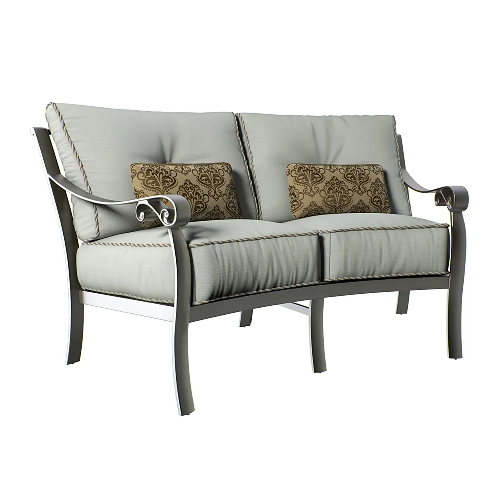furniture - Bellanova Crescent Loveseat 3D Model