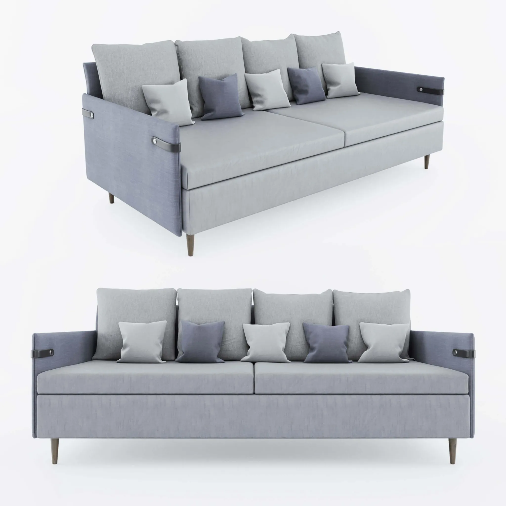furniture - Bell'Arte - Genus sofa 3D Model