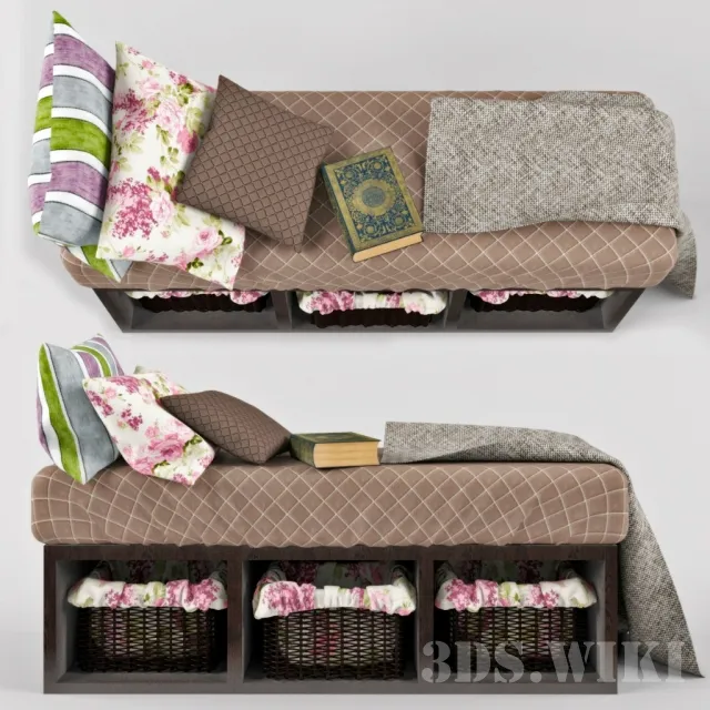 furniture - Bench 3D Model