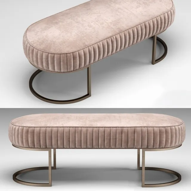 furniture - Bench Bubble Signorini and Coco 3D Model