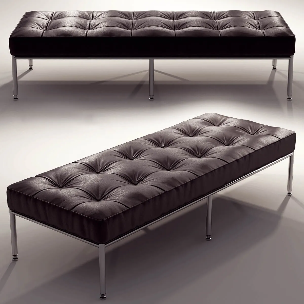 furniture - Bench Longhi Kiria 3D Model