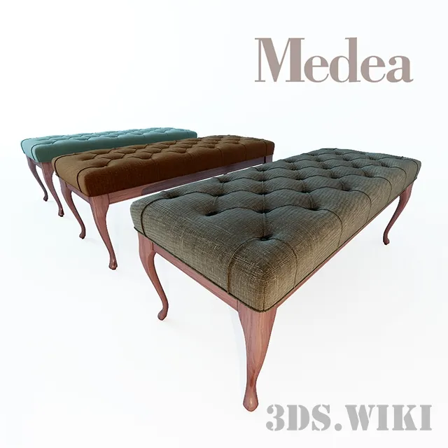 furniture - Bench Medea art 3D Model