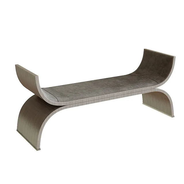 furniture - Bernhardt Colton Bench 3D Model